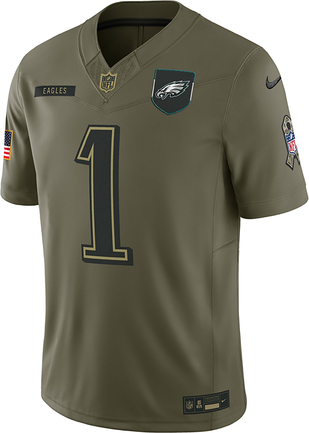 Nike Men's Eagles Jalen Hurts Salute to Service Jersey - view number 2