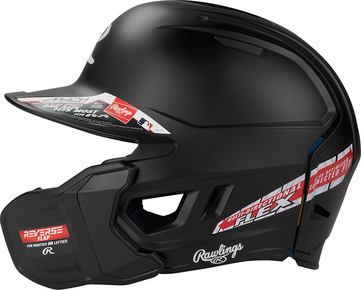 Rawlings Boys' Mach Fit Helmet with Reversible Jaw Guard - view number 2
