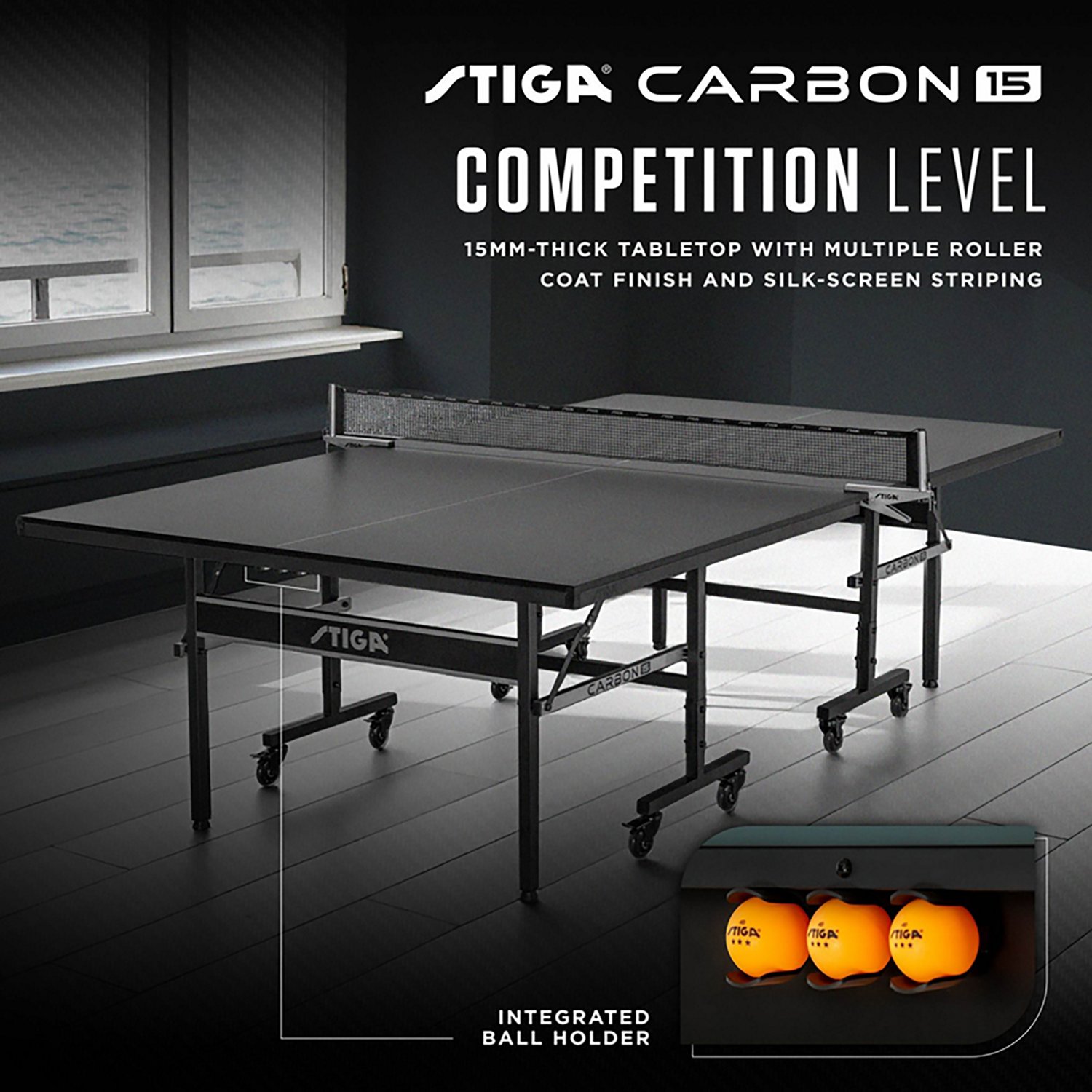 STIGA Carbon 15 Table Tennis Table - view number 2