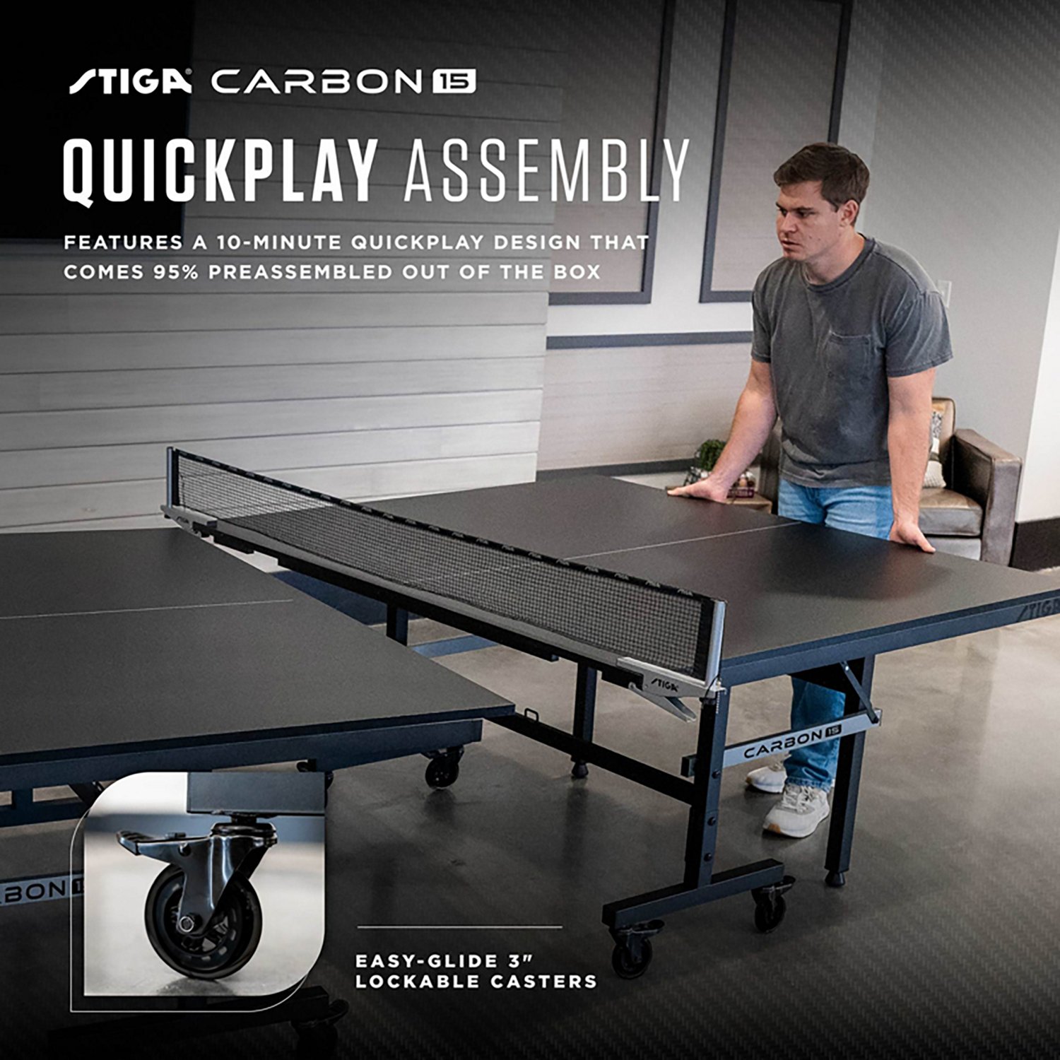 STIGA Carbon 15 Table Tennis Table - view number 4