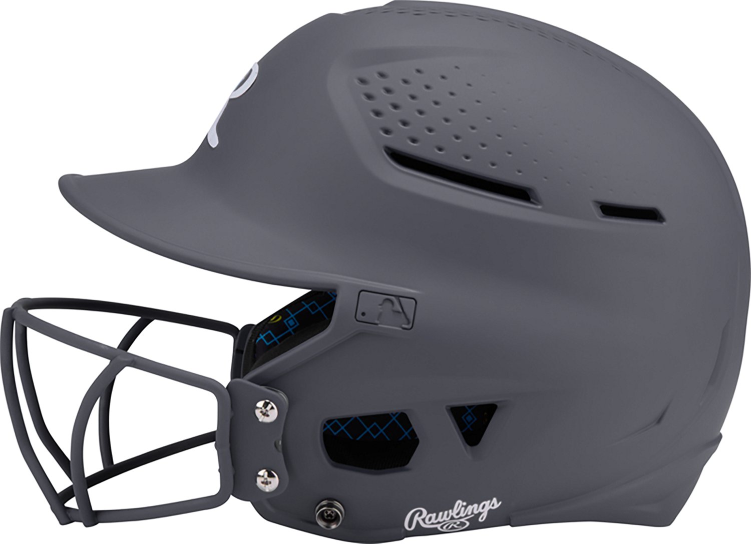 Rawlings Kids' RX2 1 Tone Matte Helmet with Softball Cage - view number 3