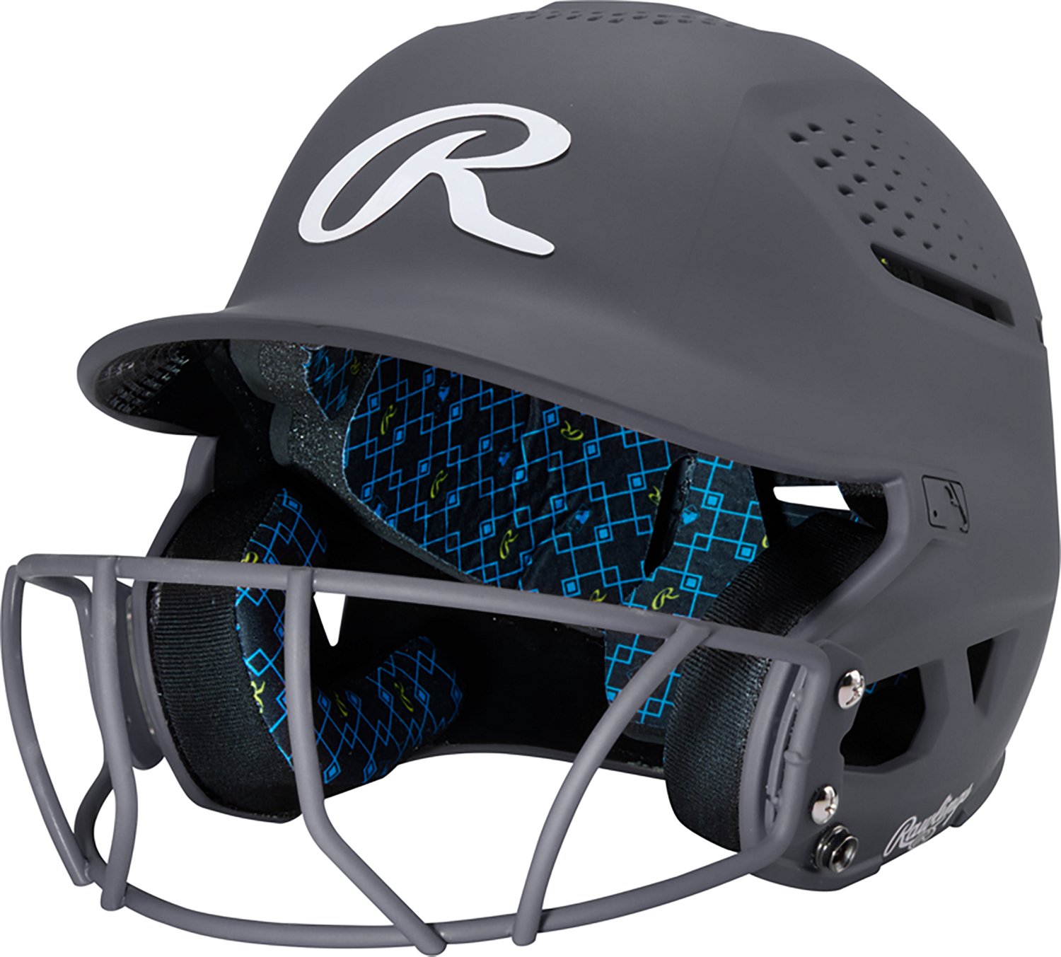 Rawlings Kids' RX2 1 Tone Matte Helmet with Softball Cage - view number 5