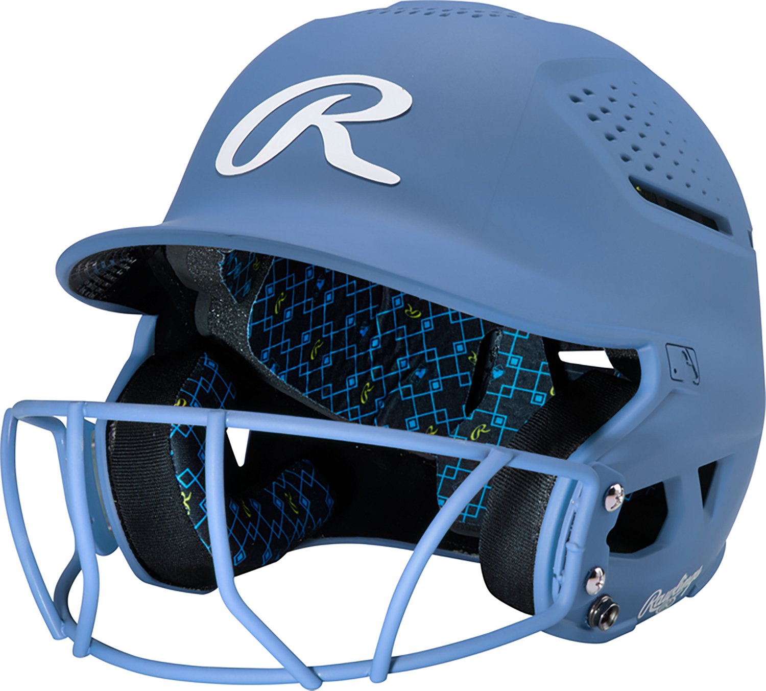 Rawlings Kids' RX2 1 Tone Matte Helmet with Softball Cage - view number 5