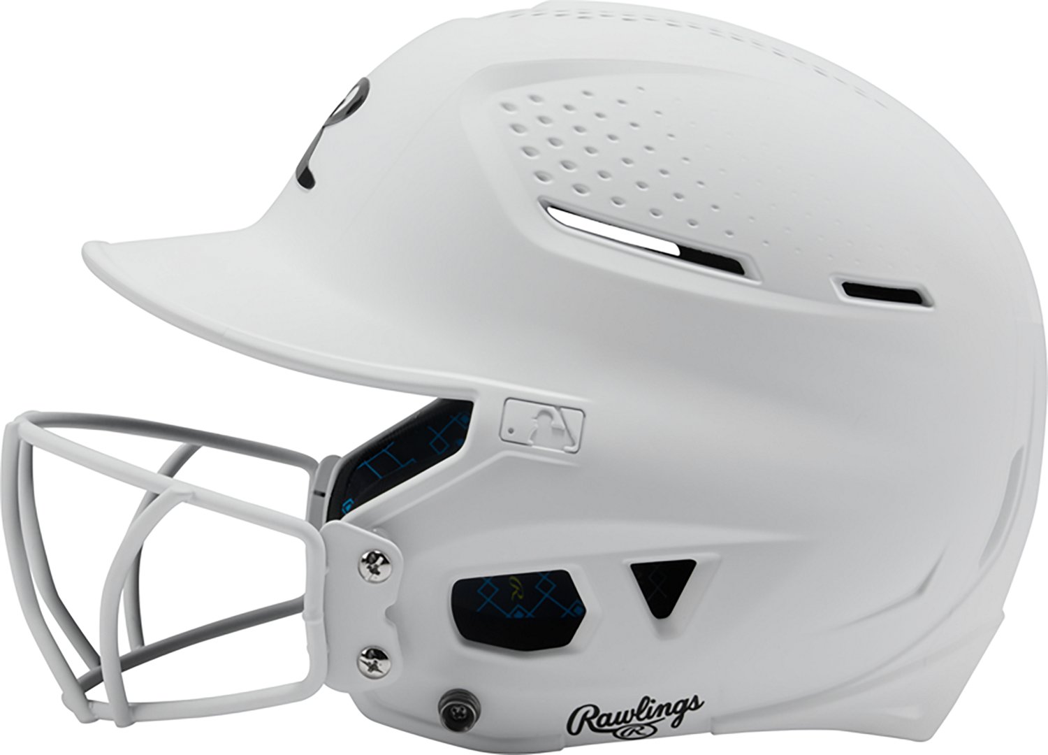Rawlings Kids' RX2 1 Tone Matte Helmet with Softball Cage - view number 3