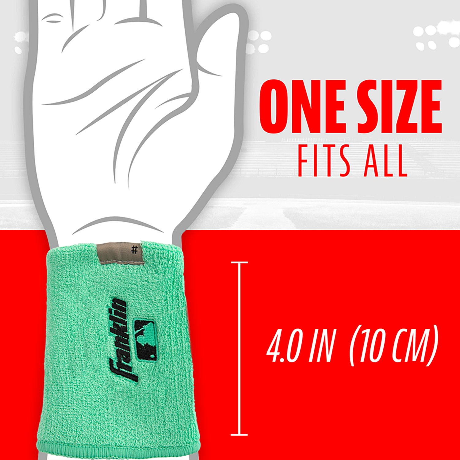 Franklin MLB X-Vent Wristbands 2-Pack - view number 5