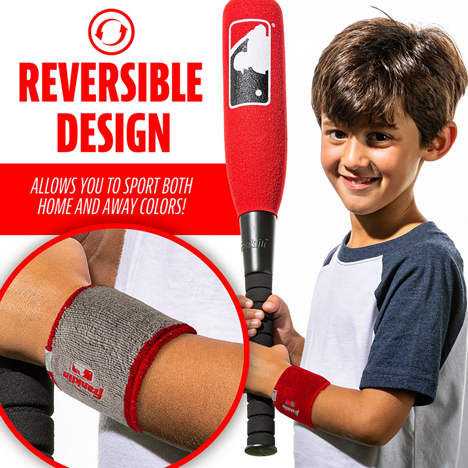 Franklin MLB X-Vent Wristbands 2-Pack - view number 5