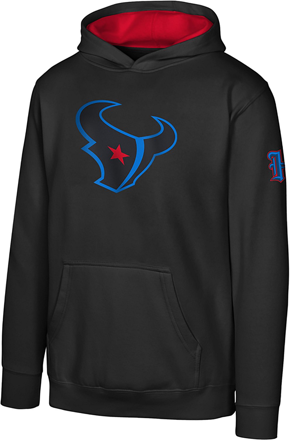 Outerstuff Kids' Houston Texans Prime Pullover Fleece Hoodie - view number 2