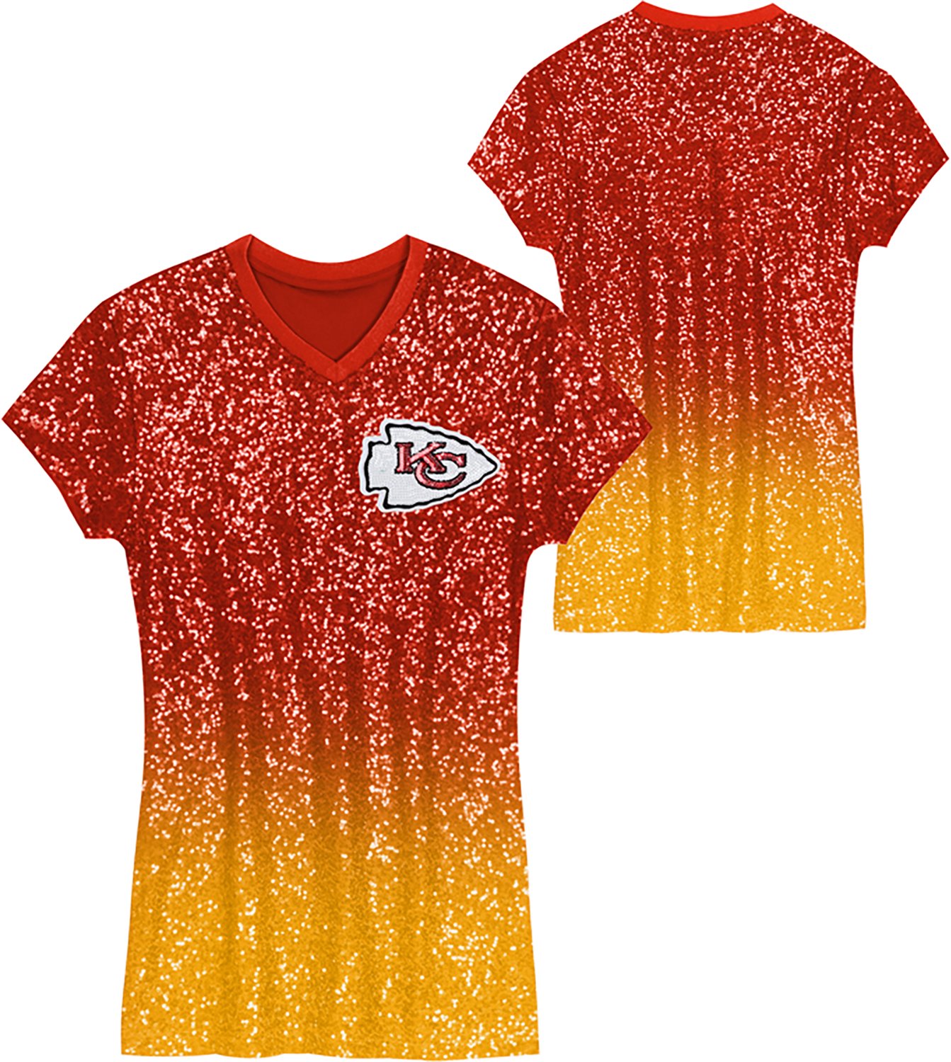 Outerstuff Women's Kansas City Chiefs Glam 2.0 Sequin Dress - view number 2