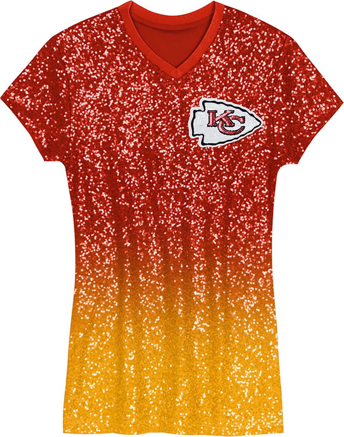 Outerstuff Women's Kansas City Chiefs Glam 2.0 Sequin Dress - view number 3