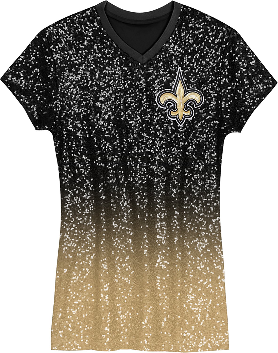 Outerstuff Women's New Orleans Saints Glam 2.0 Sequin Dress - view number 2
