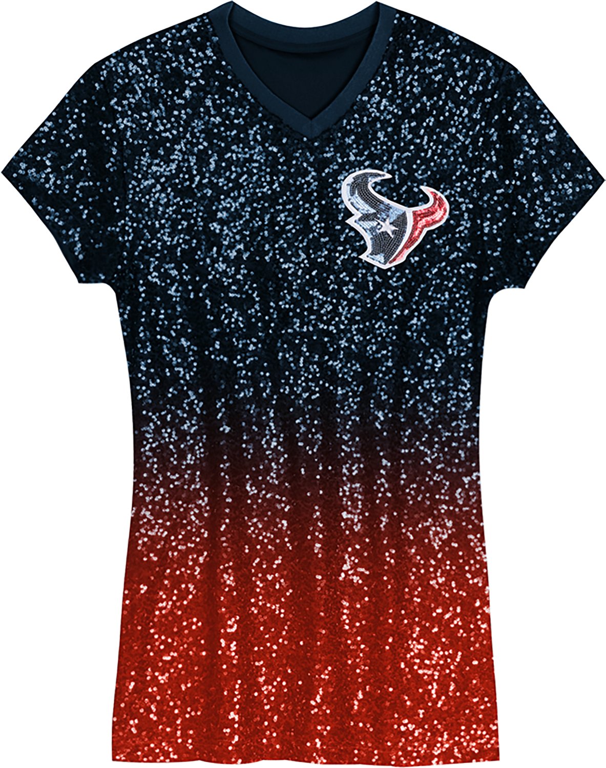 Outerstuff Women's Houston Texans Glam 2.0 Sequin Dress
