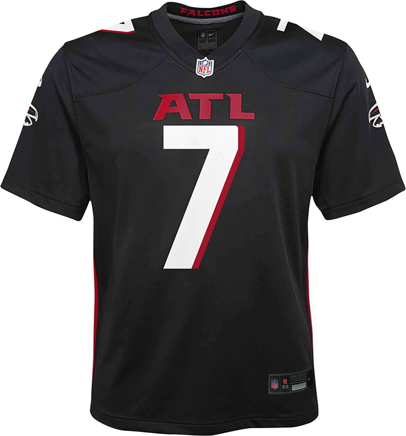 Nike Youth's Atlanta Falcons Bijan Robinson Game Player Name & Number Jersey - view number 2