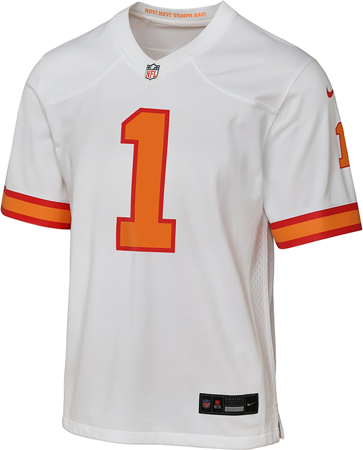 Nike Boys’ Tampa Bay Buccaneers Rachaad White ALT Game Player N&N Jersey - view number 2