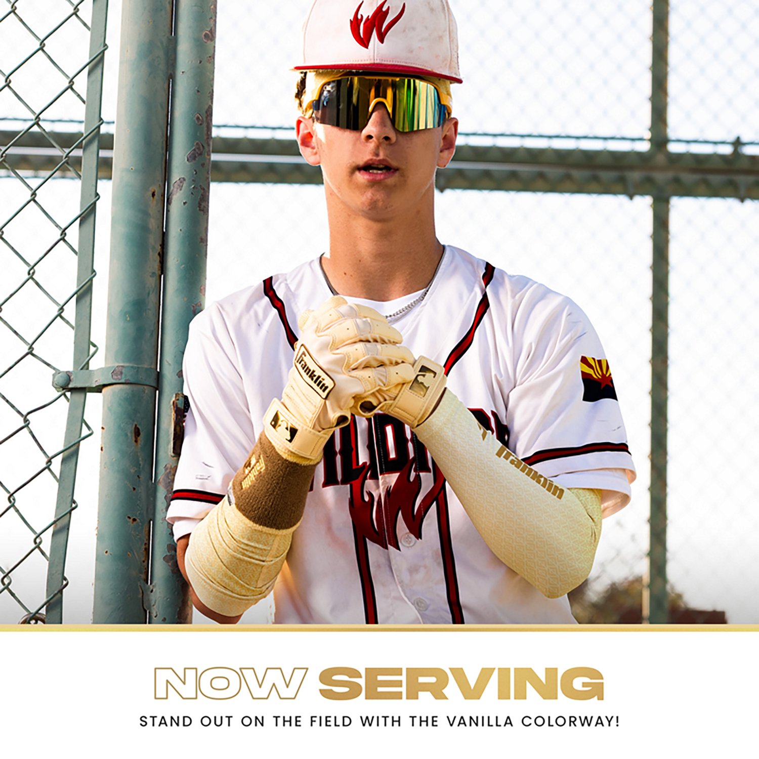 Franklin Sports Kids’ Baseball + Softball Arm Compression Sleeves - view number 6