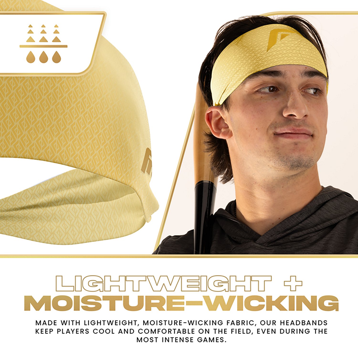 Franklin Sports Adults’ Baseball + Softball Headband - view number 4