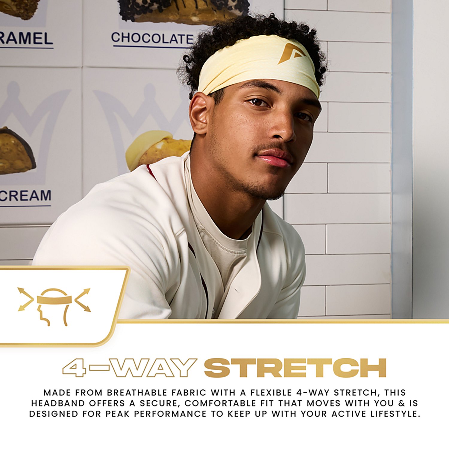 Franklin Sports Adults’ Baseball + Softball Headband - view number 6