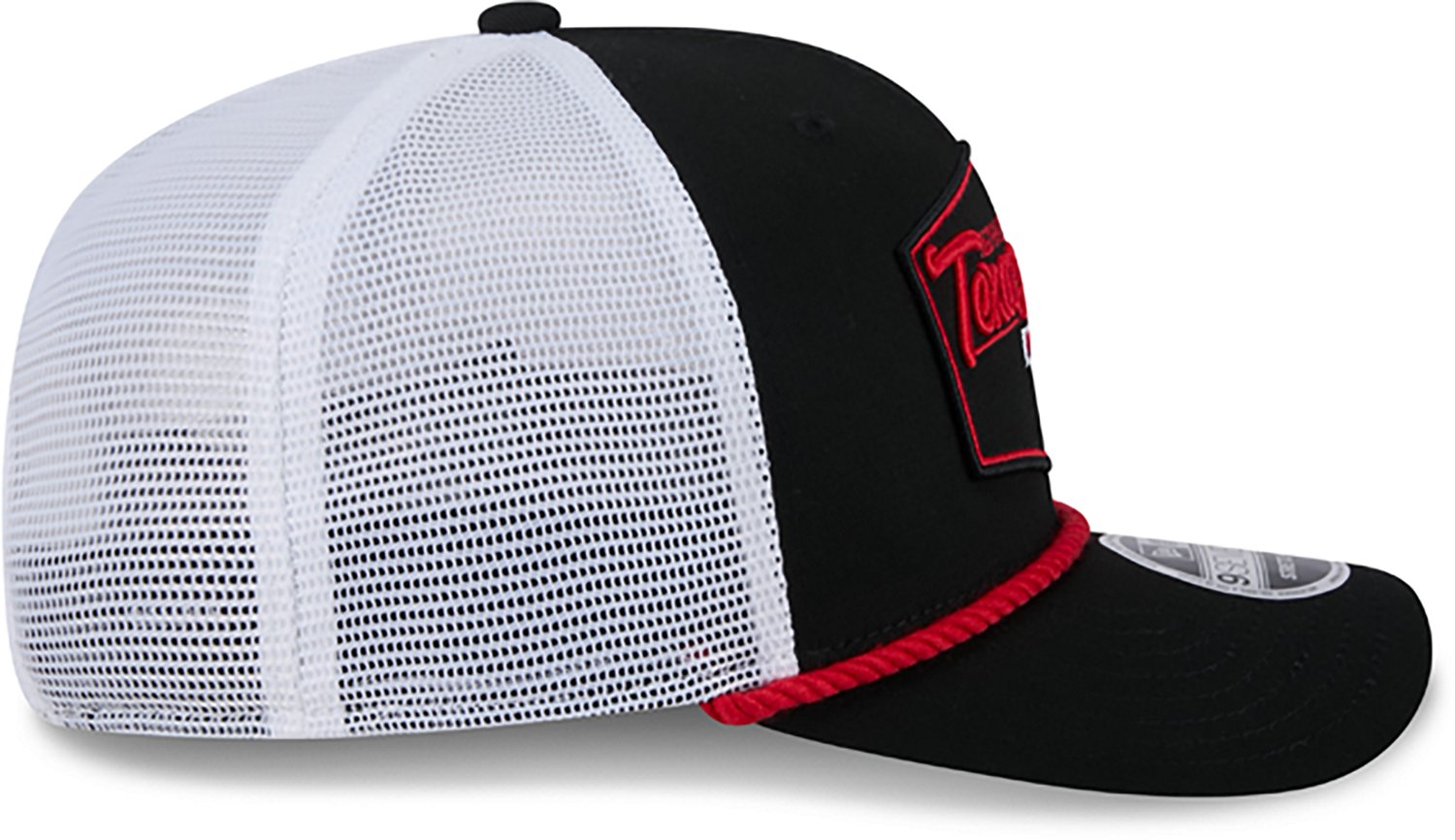 New Era Adults' Texas Tech Red Raiders Team Patch 970SS Rope Trucker Cap - view number 3