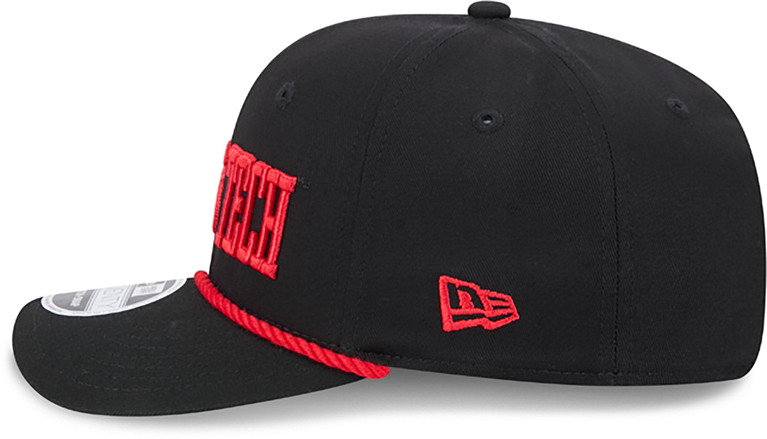 New Era Adults' Texas Tech Red Raiders School Wordmark 970SS Cap - view number 4