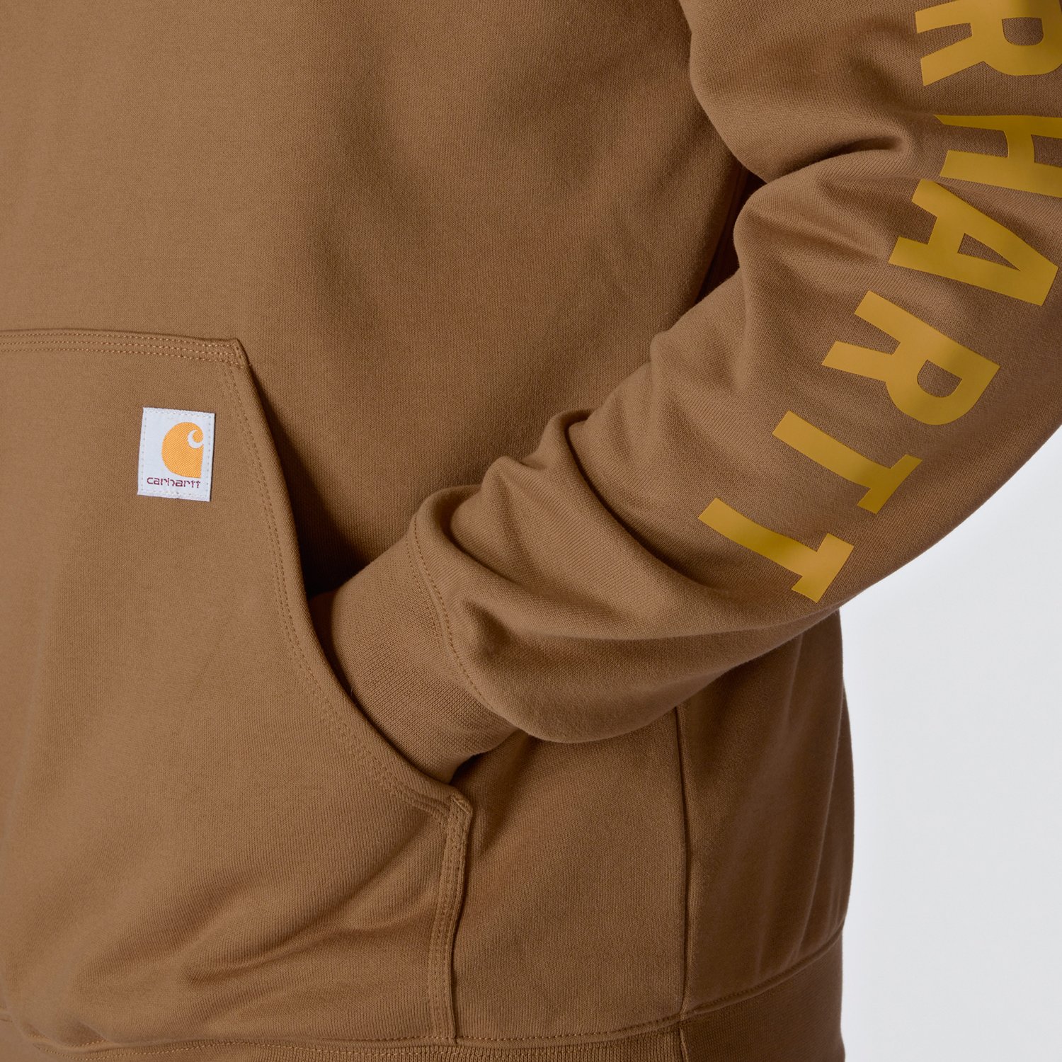 Carhartt Men's Logo Graphic Midweight Hoodie - view number 6