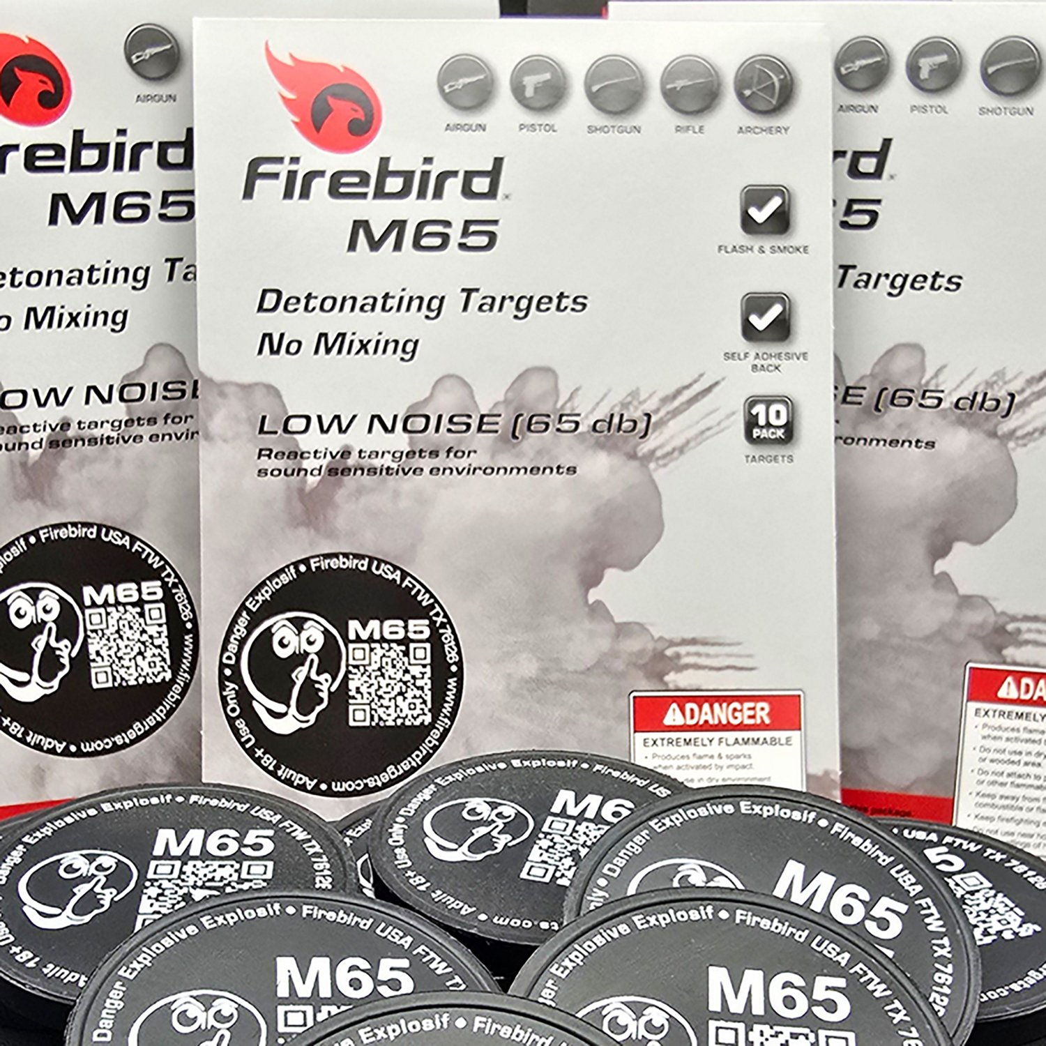 Firebird USA Moderated 65mm Targets 10-Pack - view number 3