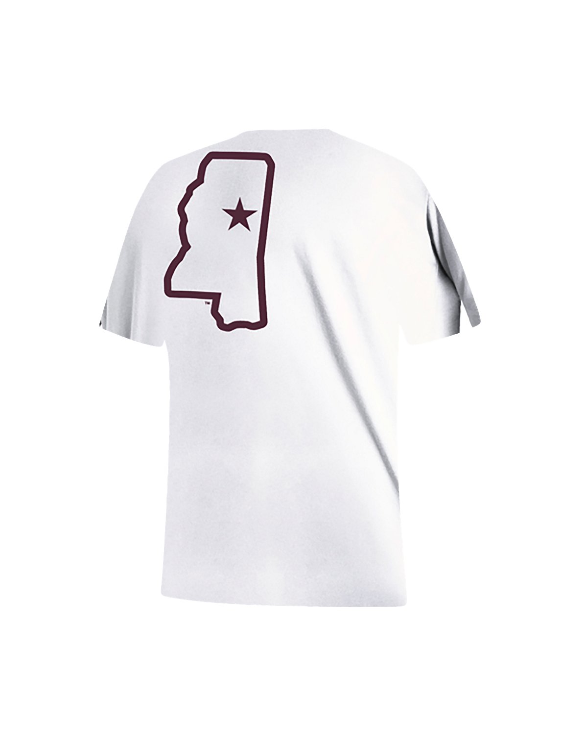 adidas Men's Mississippi State University State Map T-shirt