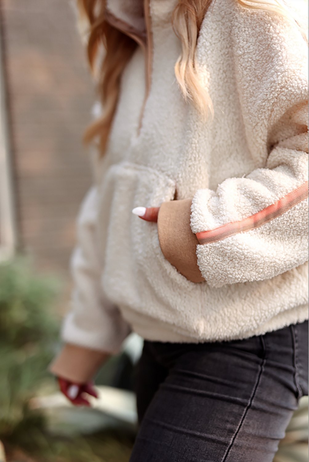 Jadelynn Brooke Women's Around The Clock Teddy Quarter Zip - view number 2