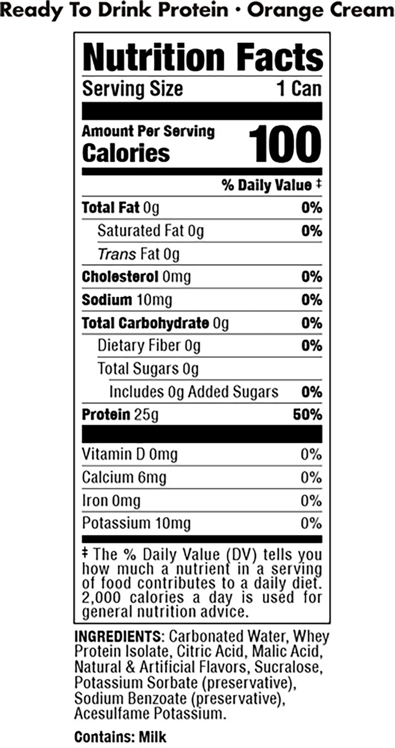 Bucked Up Lightly Carbonated Banana Pineapple 16 oz Protein Drink - view number 2