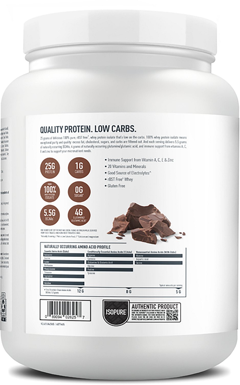 Isopure Zero Carb 1 lb. Protein - view number 3