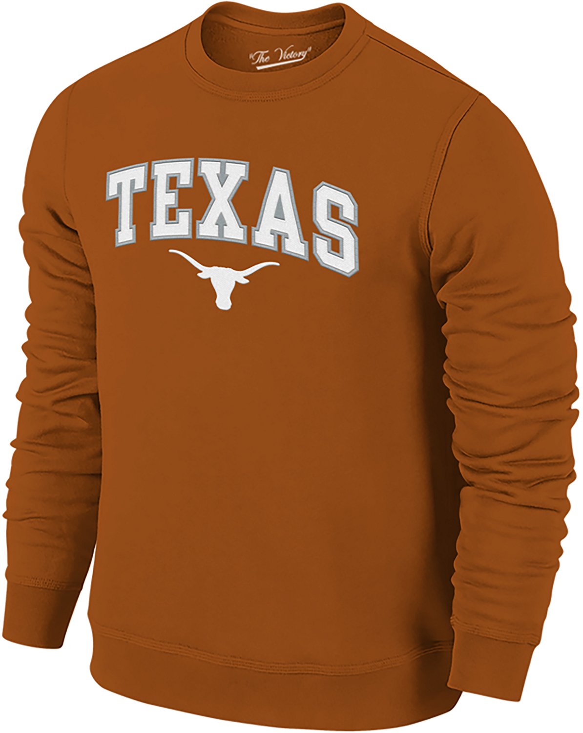 The Victory Men's Texas Longhorns School Arch Pullover Sweatshirt
