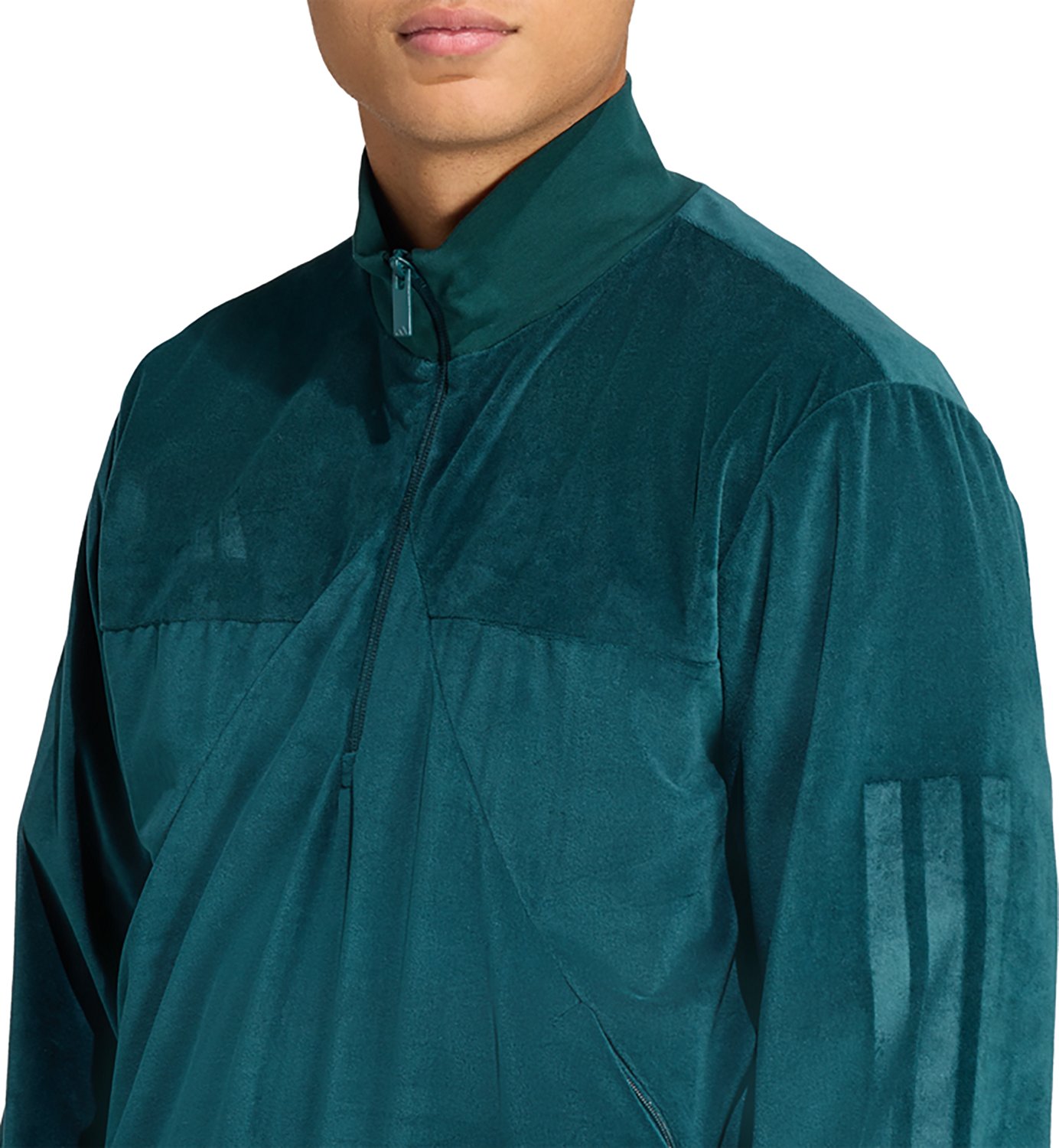 adidas Men's House of Tiro Velour Half-Zip Track Jacket - view number 4