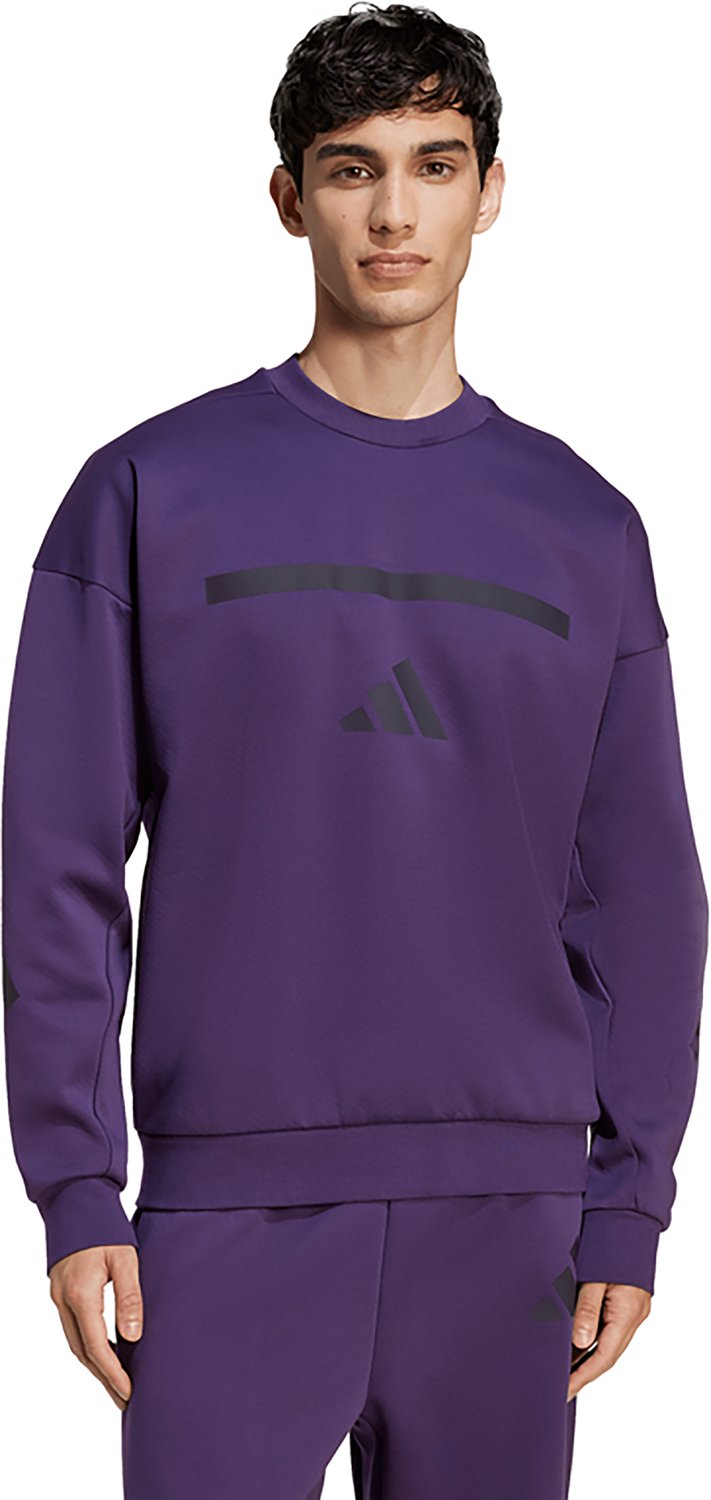 adidas Men's Z.N.E. Crewneck Sportswear Sweatshirt
