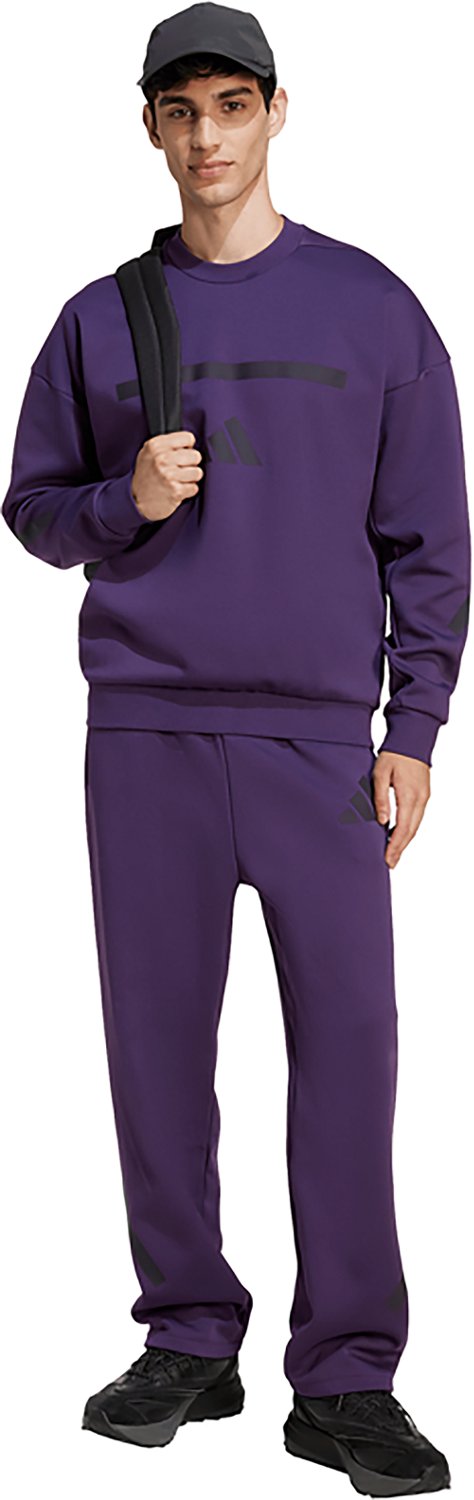adidas Men's Z.N.E. Crewneck Sportswear Sweatshirt - view number 5