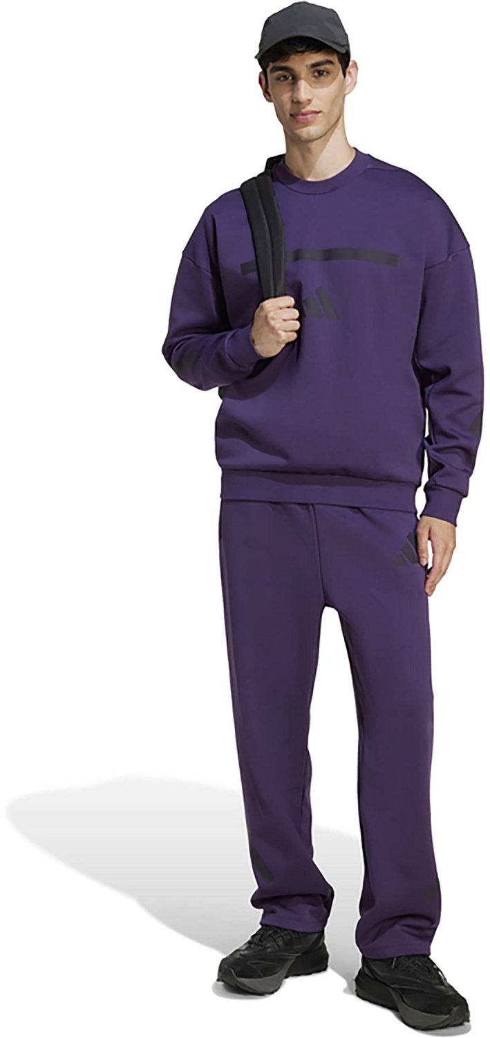 adidas Men's Z.N.E. Crewneck Sportswear Sweatshirt - view number 6