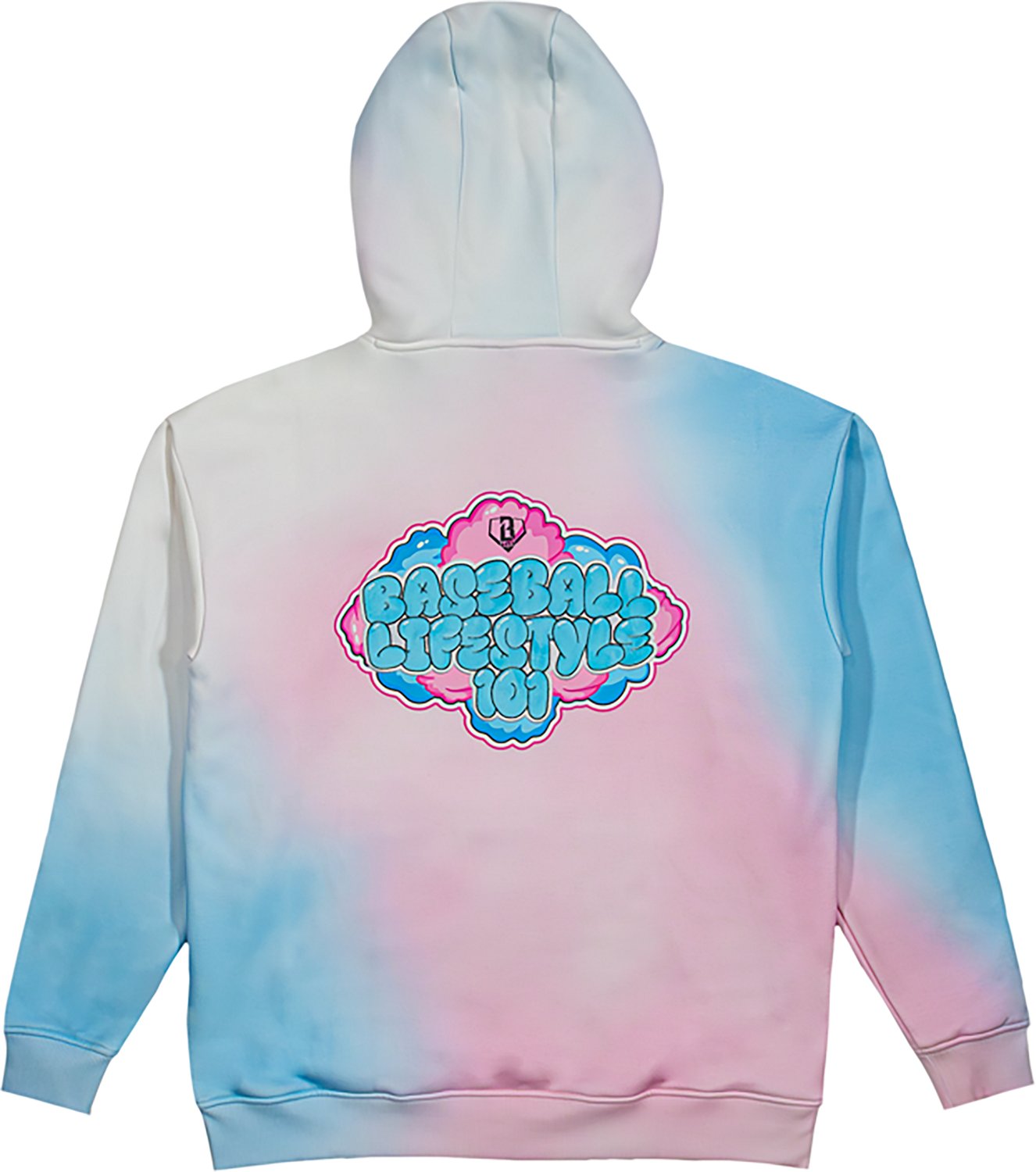 Baseball Lifestyle 101 Youths' Cotton Candy Hoodie - view number 2