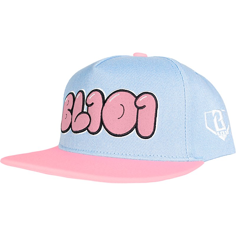Baseball Lifestyle 101 Cotton Candy Baseball Snapback Hat, Boys', Blue/Pink