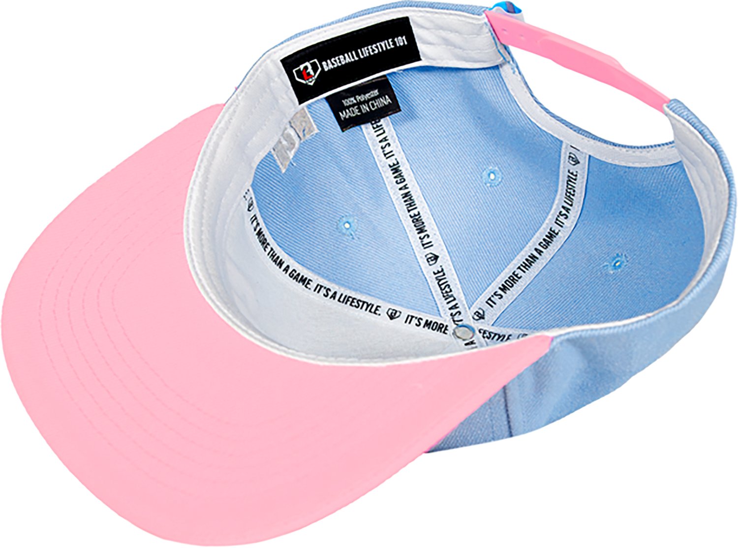 Baseball Lifestyle 101 Adults' Cotton Candy Snapback Cap - view number 2