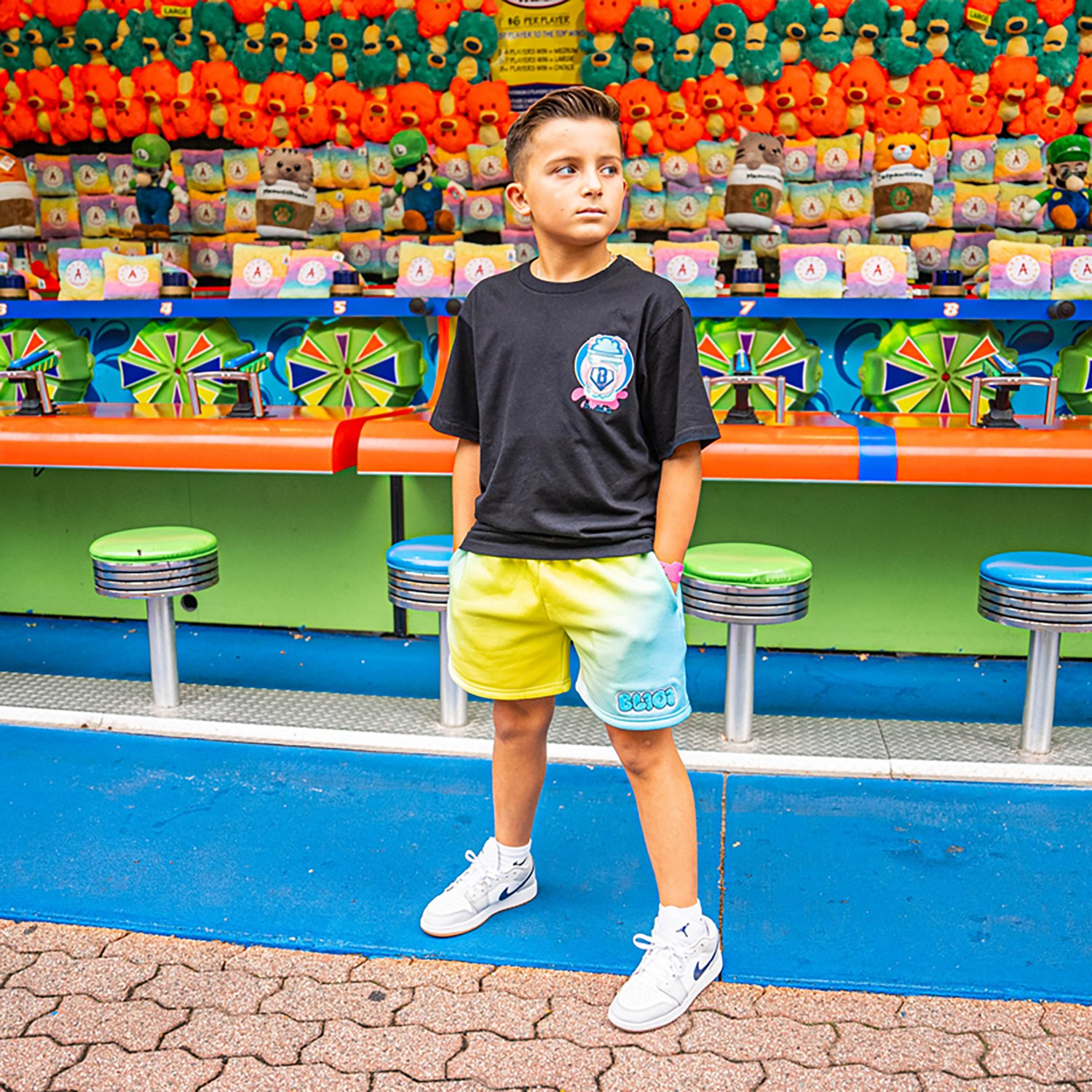 Baseball Lifestyle 101 Youths' Cotton Candy Sweatshorts - view number 2