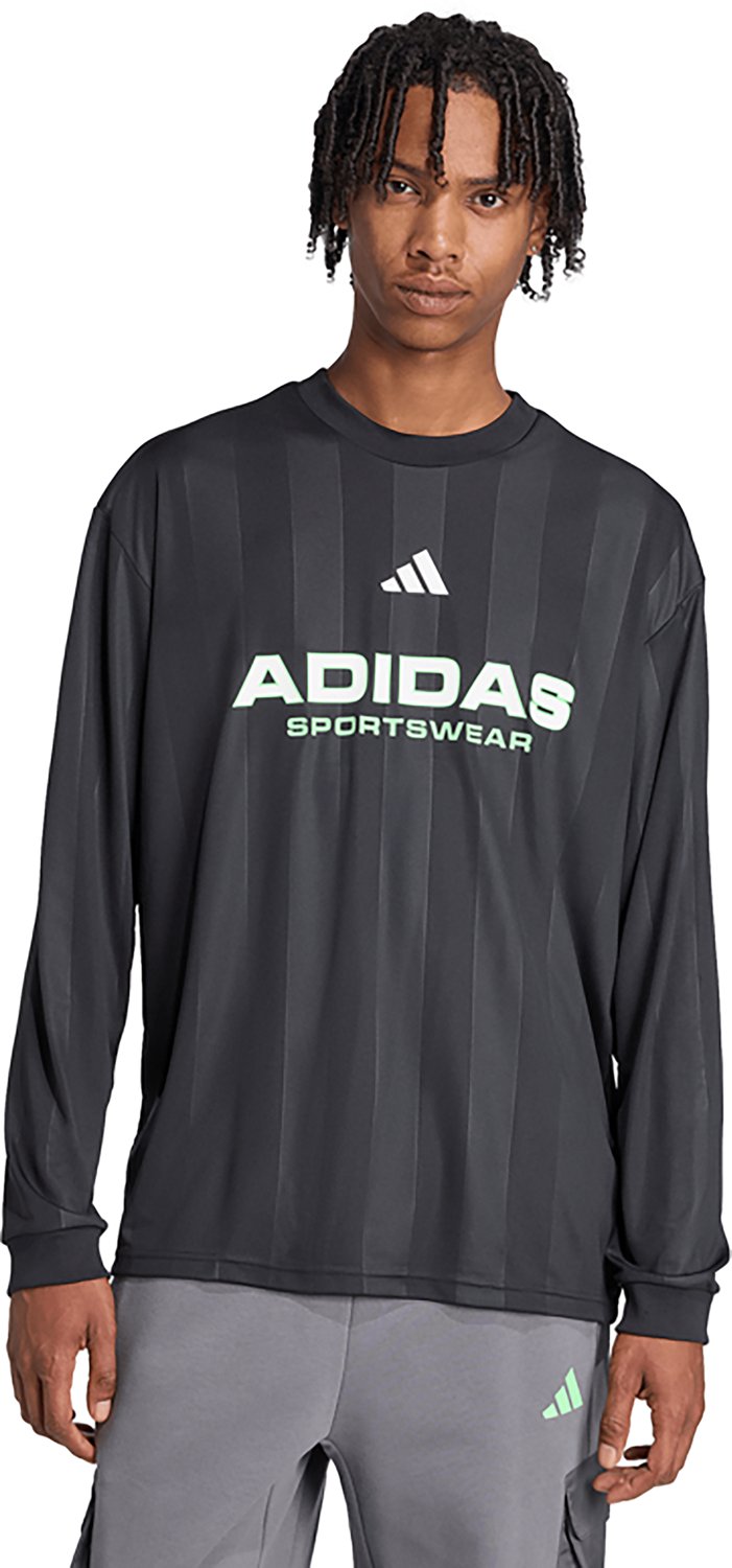 adidas Men's House of Tiro Long Sleeve Jacquard Sportswear Jersey Shirt - view number 1