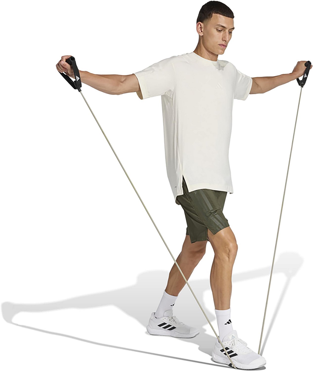 adidas Men's Designed For Training 3-Stripes Shorts 7 in. - view number 5