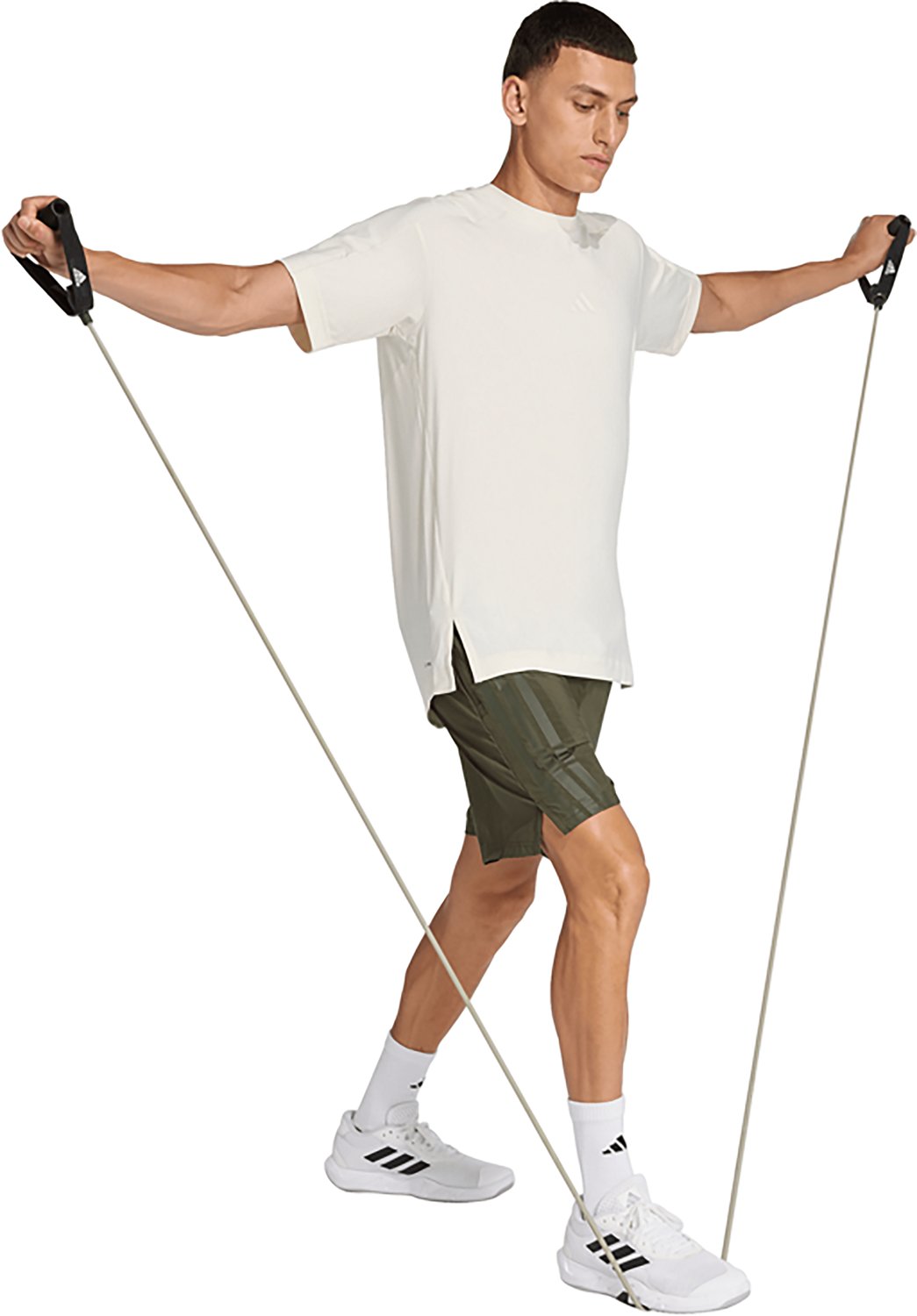 adidas Men's Designed For Training 3-Stripes Shorts 7 in. - view number 4