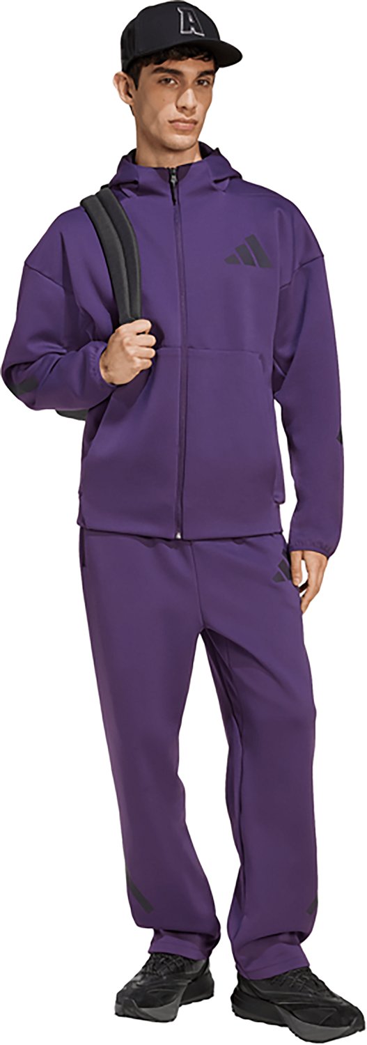 adidas Men's Z.N.E. Full Zip Hooded Sportswear Track Jacket - view number 4