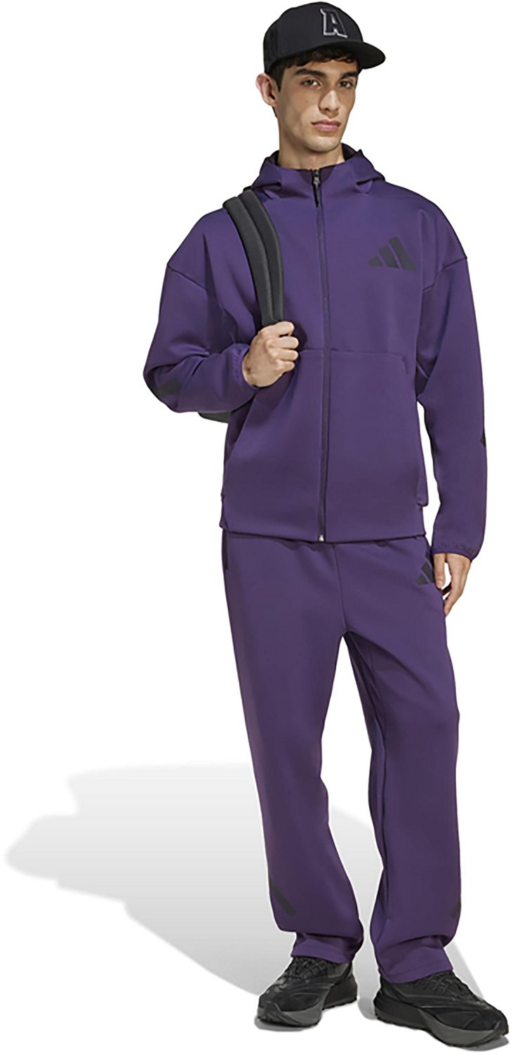 adidas Men's Z.N.E. Full Zip Hooded Sportswear Track Jacket - view number 7