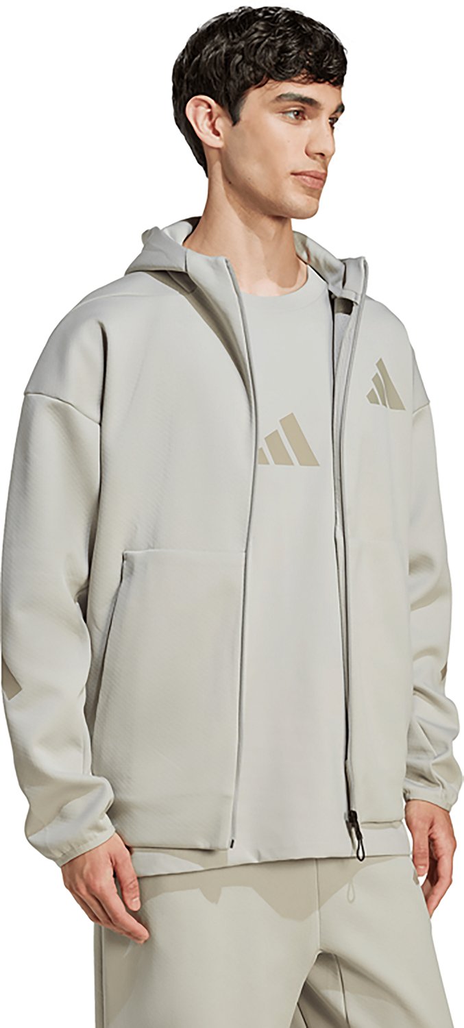 adidas Men's Z.N.E. Full Zip Hooded Sportswear Track Jacket - view number 2