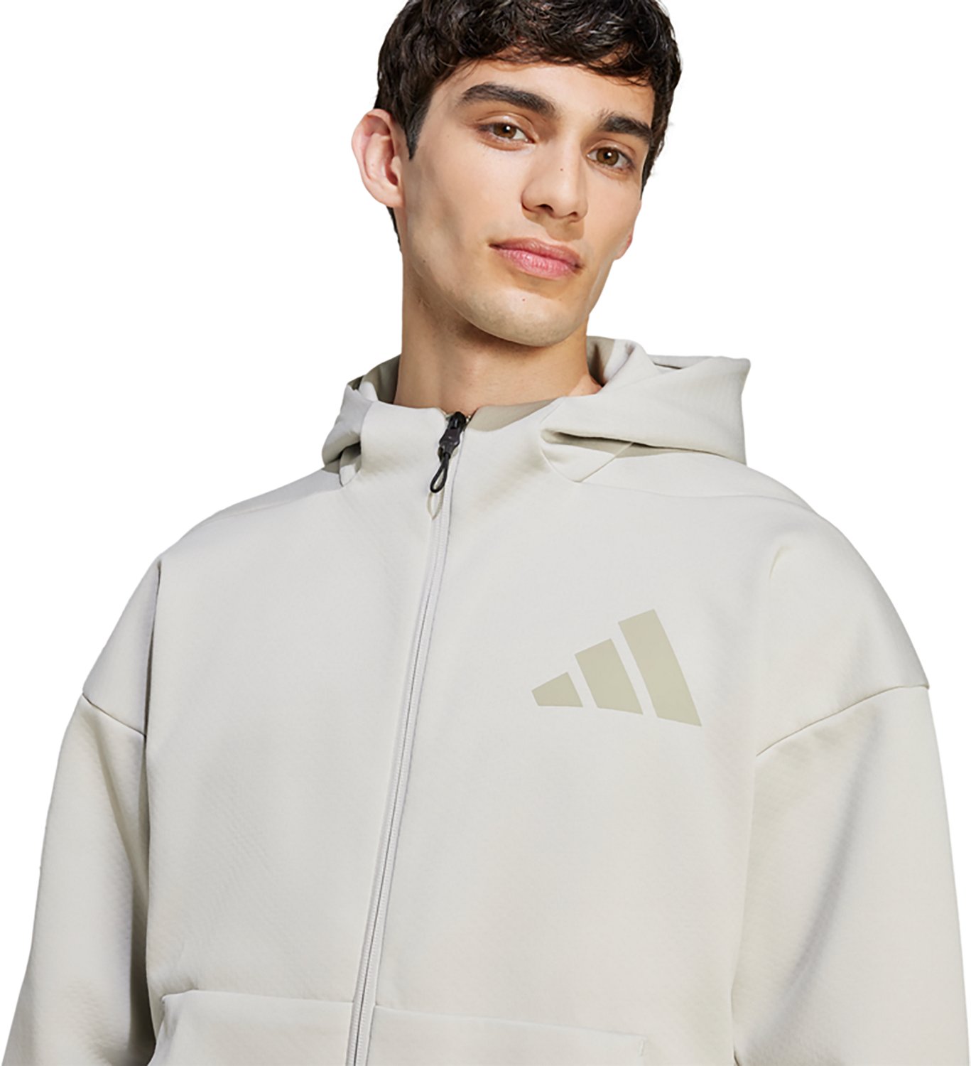 adidas Men's Z.N.E. Full Zip Hooded Sportswear Track Jacket - view number 5