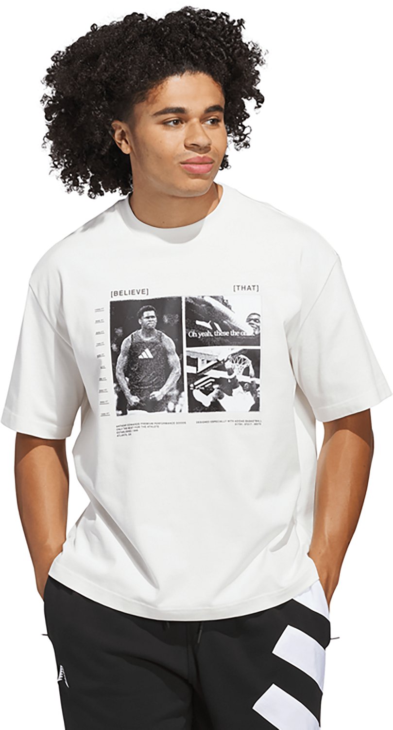 adidas Men's Anthony Edwards Designed For Training Basketball T-shirt - view number 1