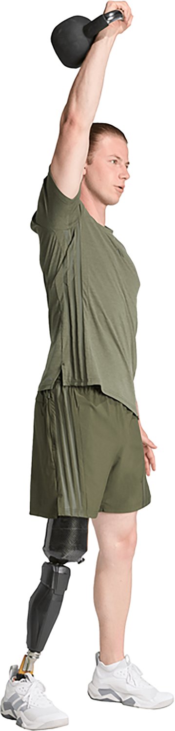 adidas Men's Designed For Training 3-Stripes T-shirt - view number 3