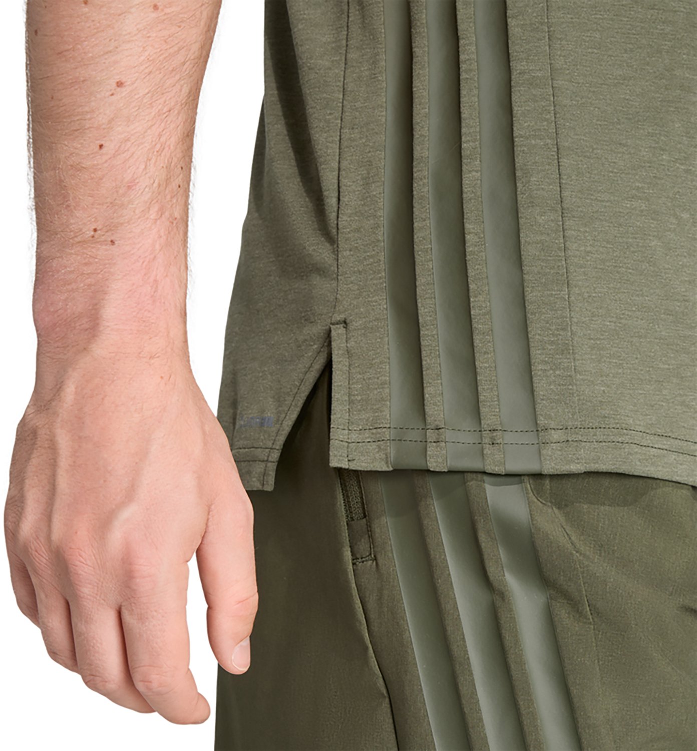 adidas Men's Designed For Training 3-Stripes T-shirt - view number 5