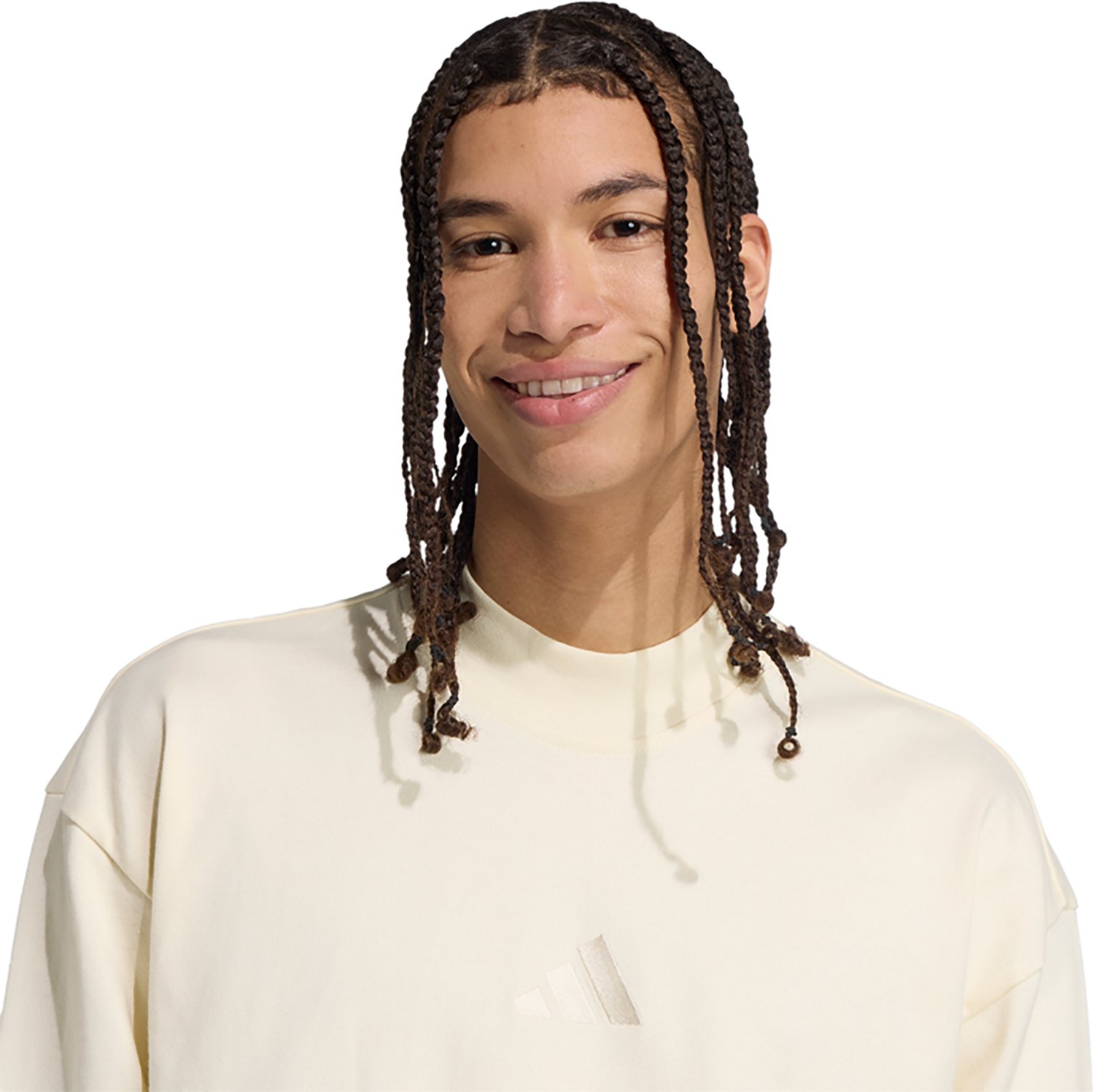 adidas Men's ALL SZN Luxe Turtle Neck Sportswear Sweatshirt - view number 3