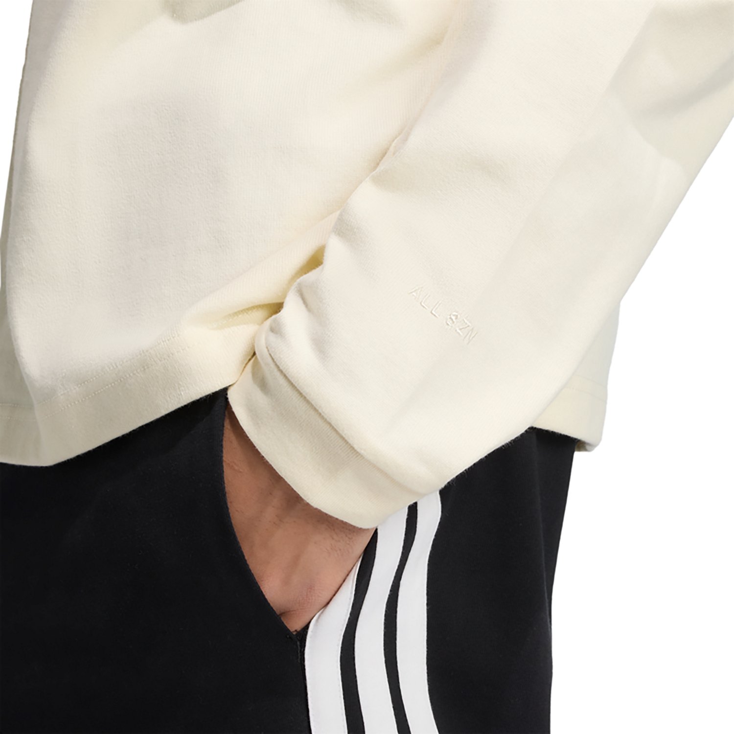 adidas Men's ALL SZN Luxe Turtle Neck Sportswear Sweatshirt - view number 4