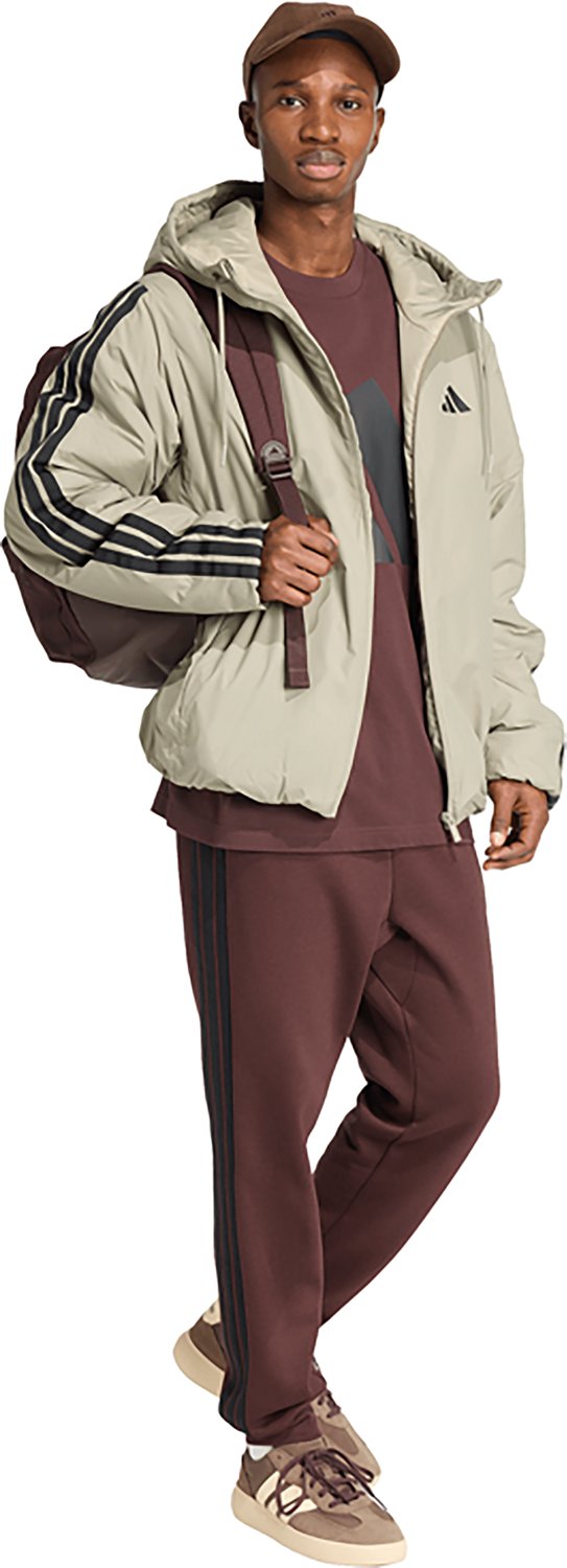 adidas Men's Essentials 3-Stripes Fleece Sportswear Pants - view number 3